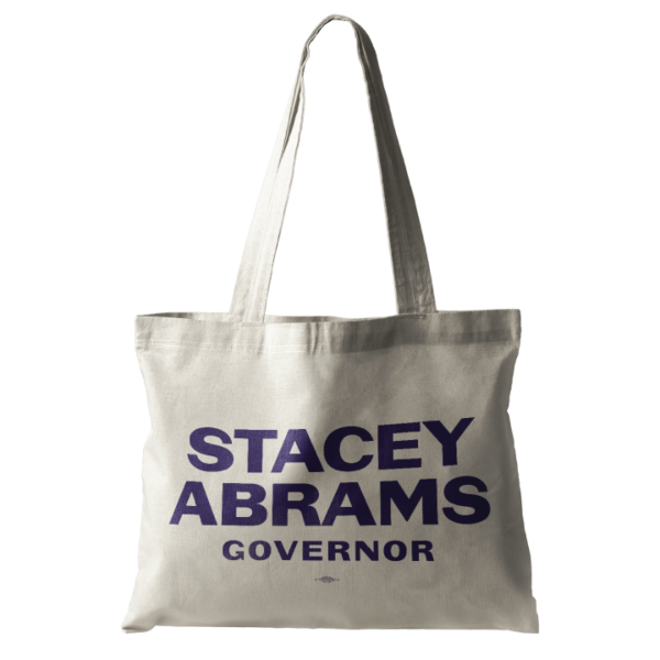 stacey abrams neutral tone tote
