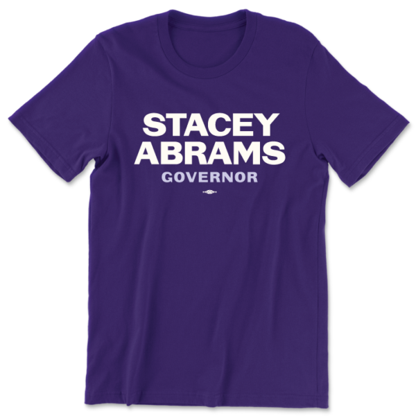 purple stacey abrams tee